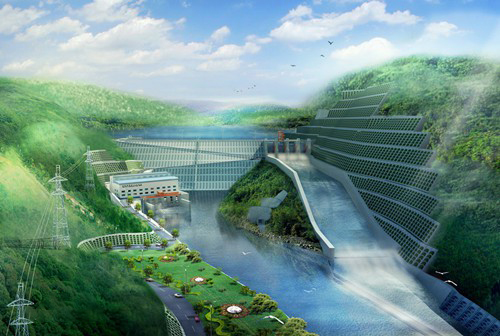 保城镇老挝南塔河1号水电站项目